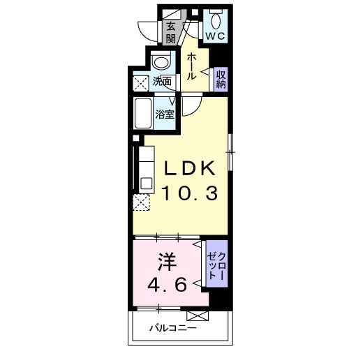 ハックベリー茨木南の間取り