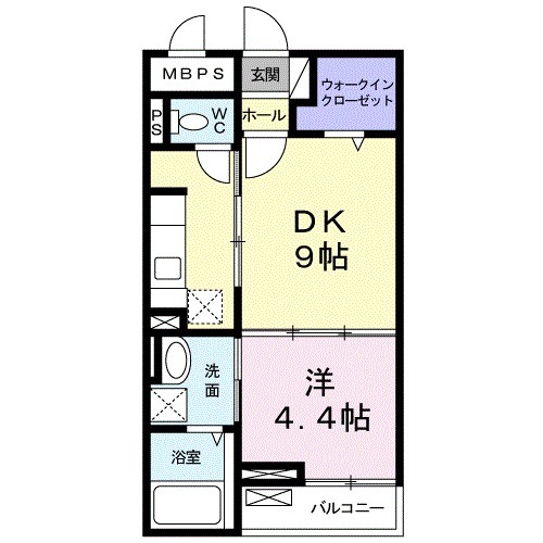 サマーハイツの間取り