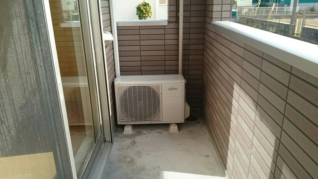 12/24 バルコニー