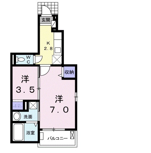 ヴィオラ カーサの間取り
