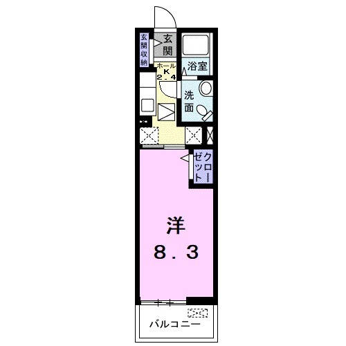 サンハウス宮池の間取り