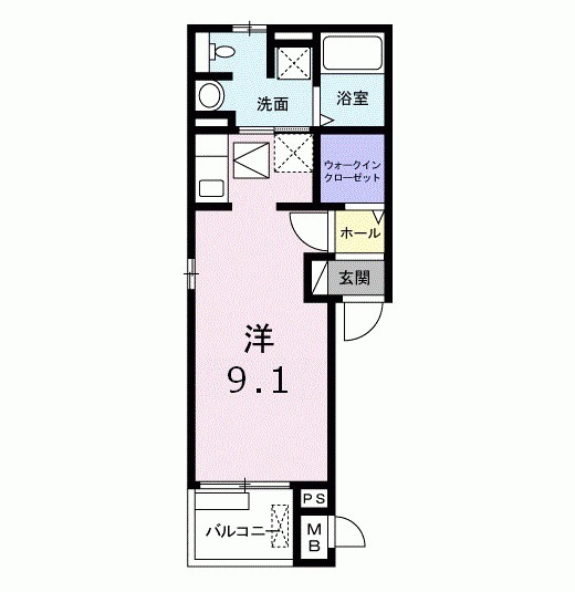 ベル パフィオの間取り