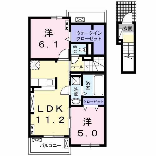 アドニスの間取り
