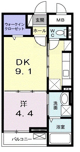 アングロ フェリーチェの間取り