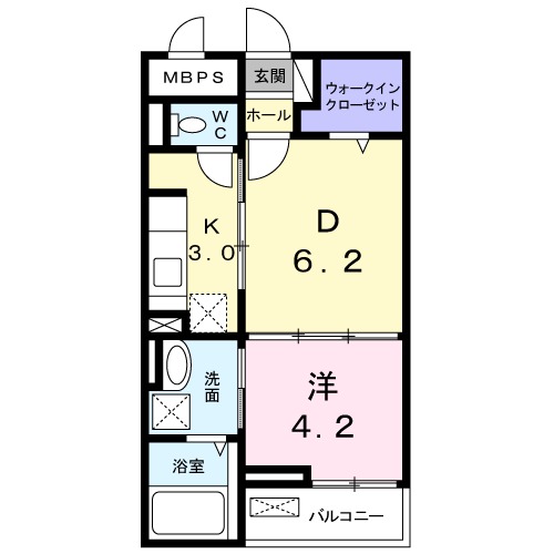ヴォワ ラクテ サウスの間取り