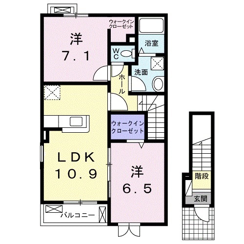 ピュアアクティブⅠの間取り