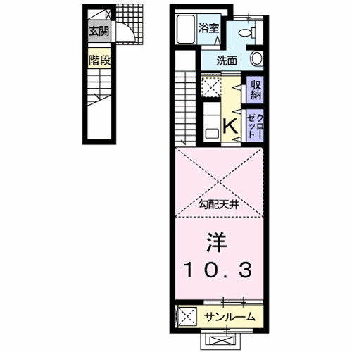 ガーデンヒルズ徳重の間取り