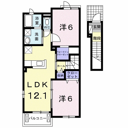 ベスタDの間取り