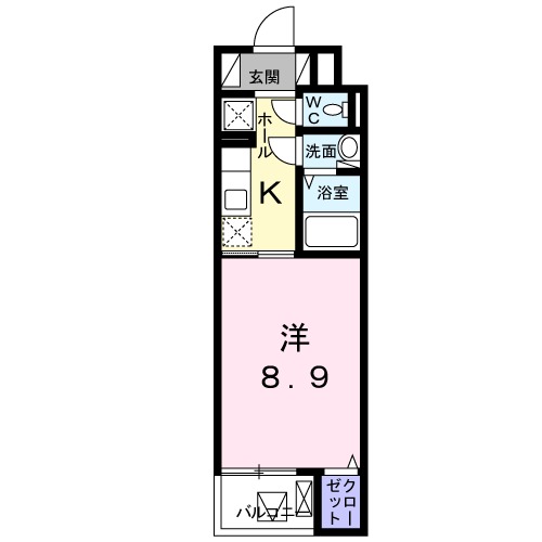 フリーデン ドルフの間取り