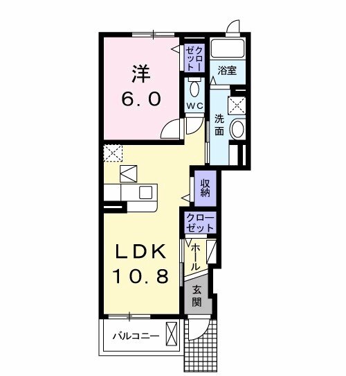 サンブリーズSの間取り