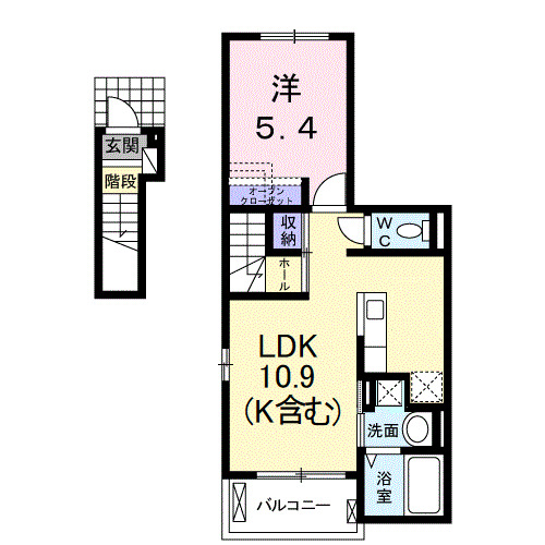 セレッソブローテAの間取り