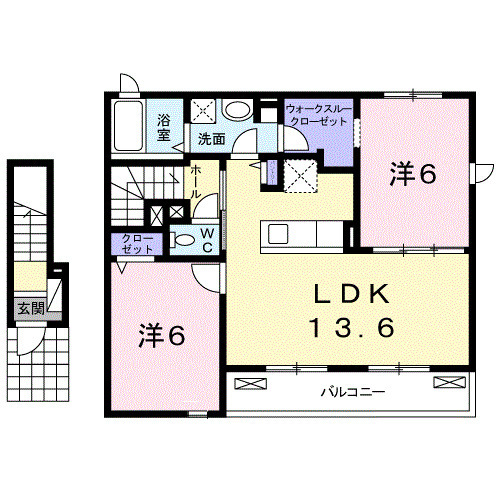 セイバリーヴィラAの間取り