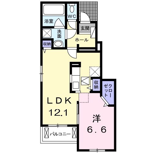 アベニアⅡの間取り