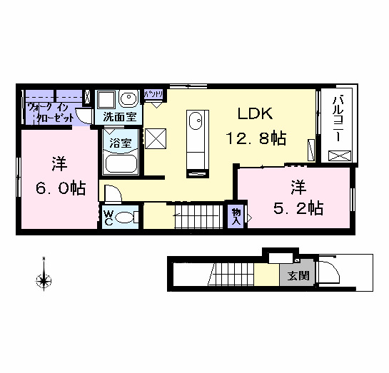 ス・ルポーゼの間取り