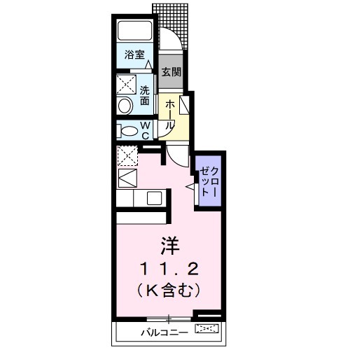 ボヌールⅡの間取り