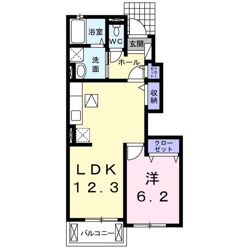 イースト ヴァレーⅤの間取り
