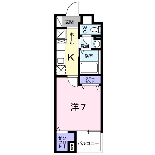 グレンツェン茨木の間取り