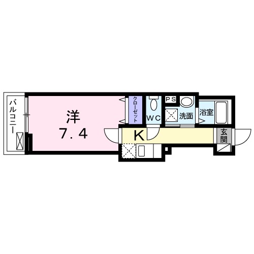 カサ・デ・三軒茶屋の間取り