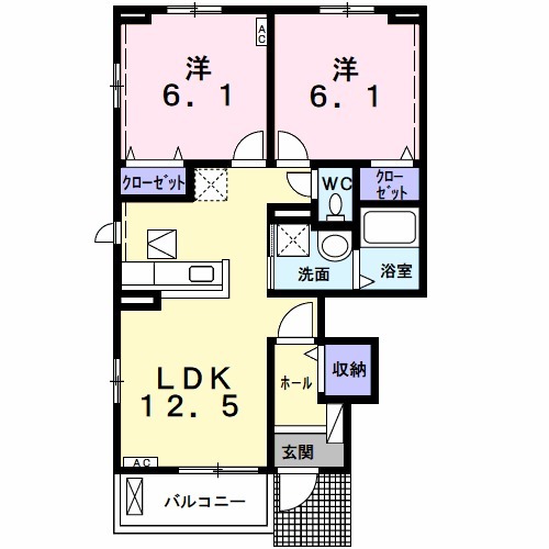 アン フルーヴの間取り
