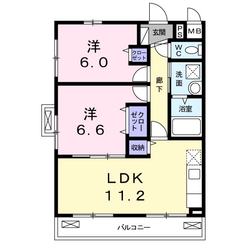 カトル・セゾンの間取り