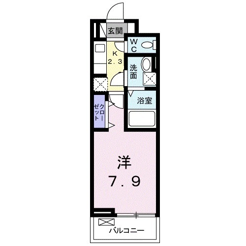 ベル フルーフⅡの間取り