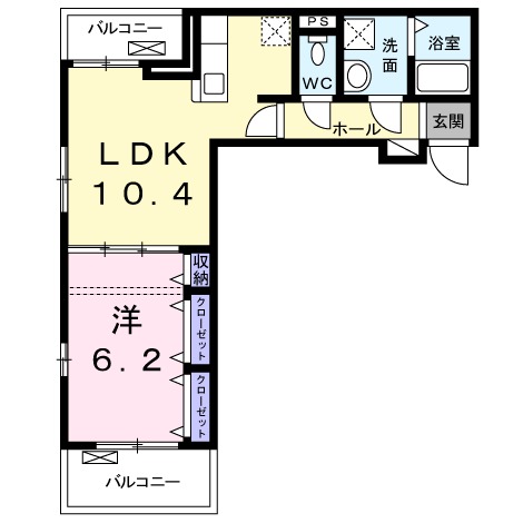 ボヌール・シャンブルⅤの間取り