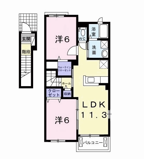 ノイ・グランツの間取り
