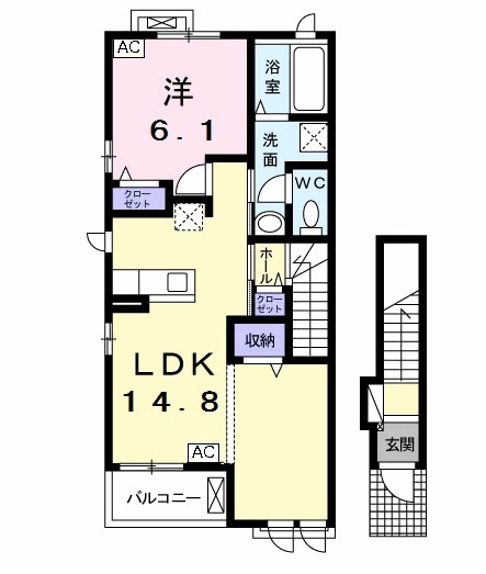 ハーベストⅢの間取り