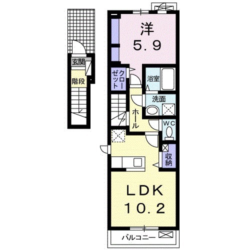 モルトベーネの間取り