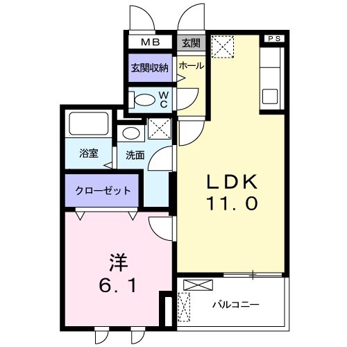 カーサ シクーラの間取り