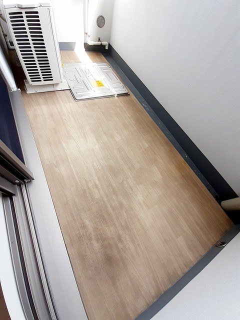 12/24 バルコニー