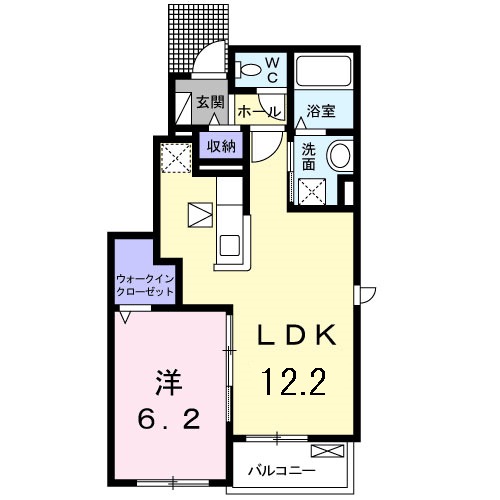 パストラルAの間取り