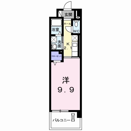 ショコラⅢの間取り