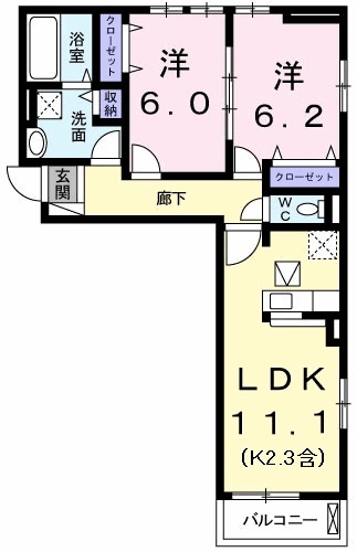 ベルソレイユの間取り