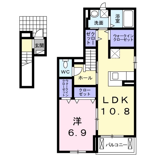 サンライズ Ⅰの間取り