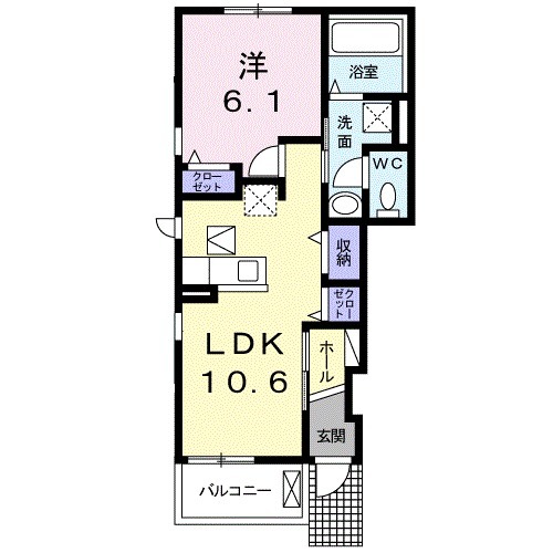 クレアの間取り