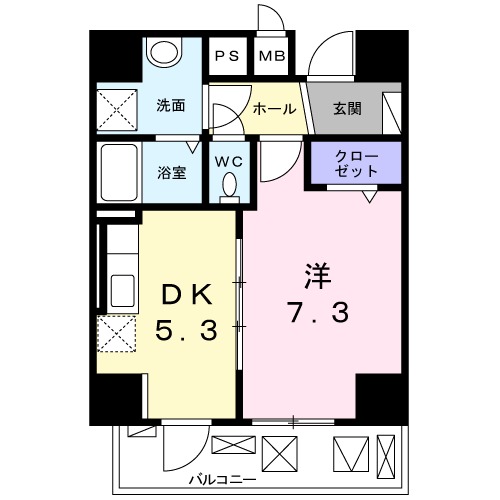ゼンショウ天神の間取り