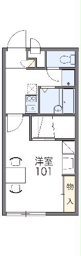 レオパレス中菅谷の間取り