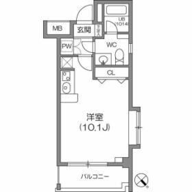 ルクレ森下レジデンス・0507号室の間取り