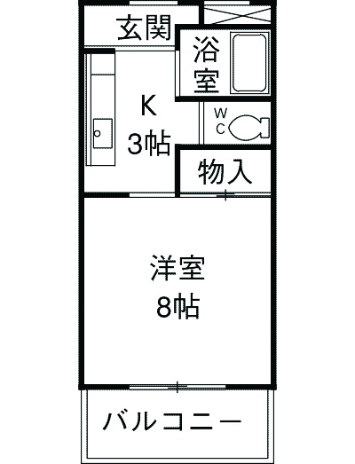レジデンス堀の間取り
