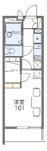 レオパレスALTAⅤの間取り
