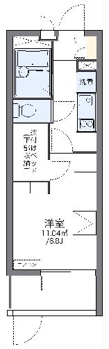 レオパレス紫野の間取り