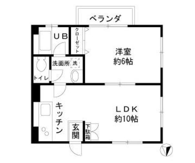 月岡マンションの間取り