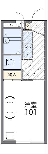レオパレスパレスマンションⅠの間取り