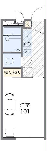 レオパレスアルキオネの間取り