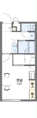 レオパレスやしおの間取り
