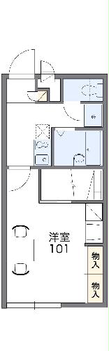 レオパレスアクエリアスの間取り