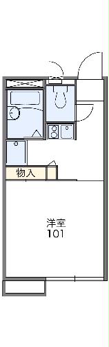 レオパレスグリーンハウスⅢの間取り