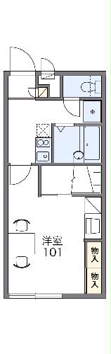 レオパレスパレスマンションⅢの間取り