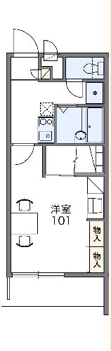 レオパレスパークハウス宮の内の間取り